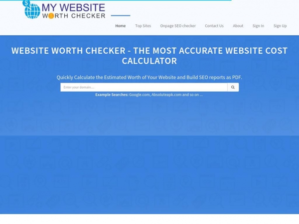 mywebsiteworthchecker.com